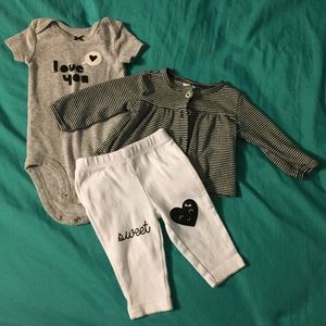 ❤️Baby Girls Newborn Carters Outfit❤️
